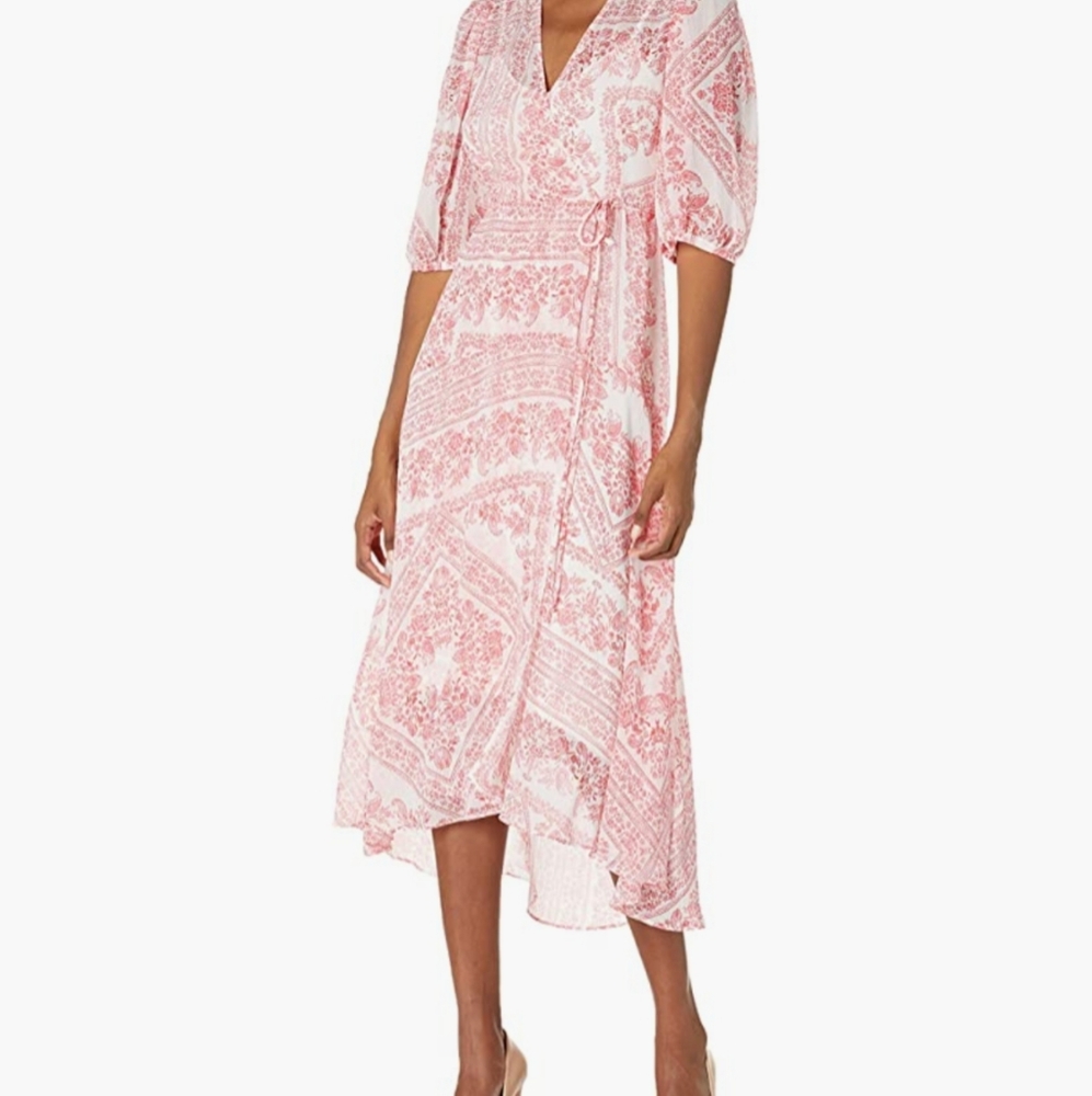 Print adorn dress